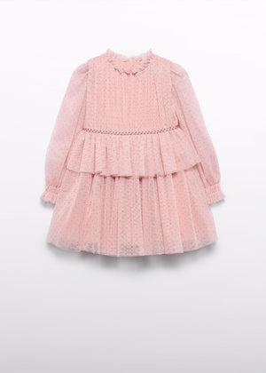 Pink Shimmer Tulle Dress