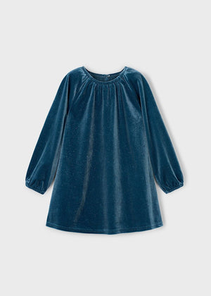 Emerald Sparkly Velvet Dress