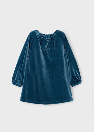 Emerald Sparkly Velvet Dress