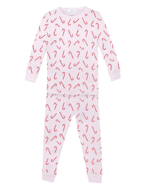 Pink Candy Cane Two Piece Pajama (Toddler)