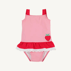 Hamptons Hot Pink/Richmond Red Grace Bay Bathing Suit