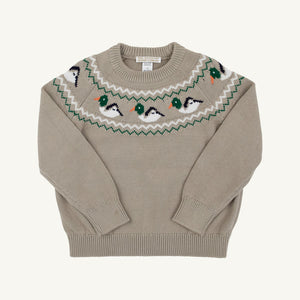 Keeneland Khaki Ducks Isaac's Sweater