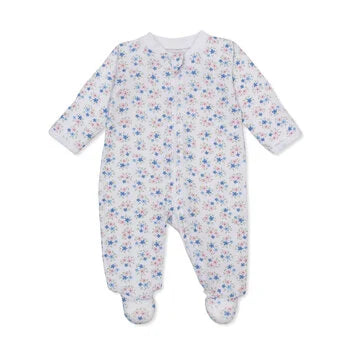 Multi Petal Party Footie w/ Zip