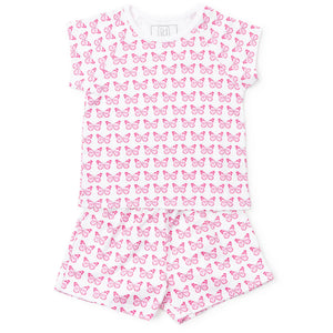 Cartie Butterflies Emery Girls Short Set