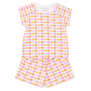 Preppy Pumpkins Bright Emery Short Set