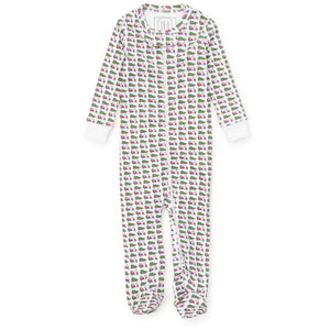 Christmas At The Club Parker Zipper Pajama