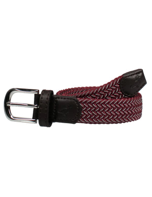 Country Club Maroon & Grey Belt