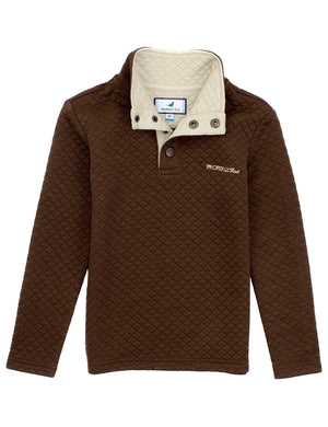 Boys Club Pullover - Brown (Big Kid)