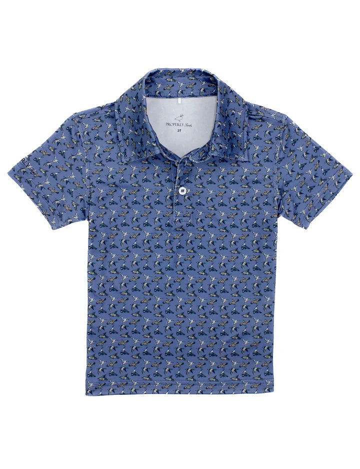 Boys Inlet Polo-Flock (Big Kid)