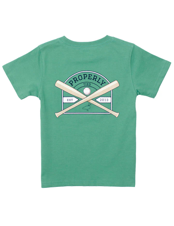 Ivy Boys Baseball Shield SS T-Shirt