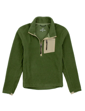 Boys Yukon Pullover - Olive (Big Kid)