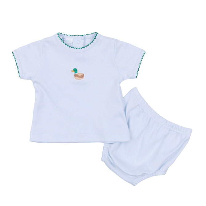 Mini Mallard Emb Diaper Set (Infant)
