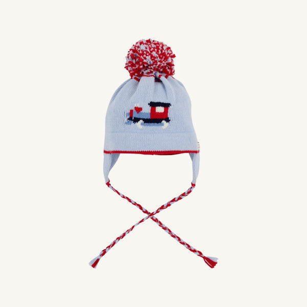 Beale St Blue Train Parrish Pom Pom Hat