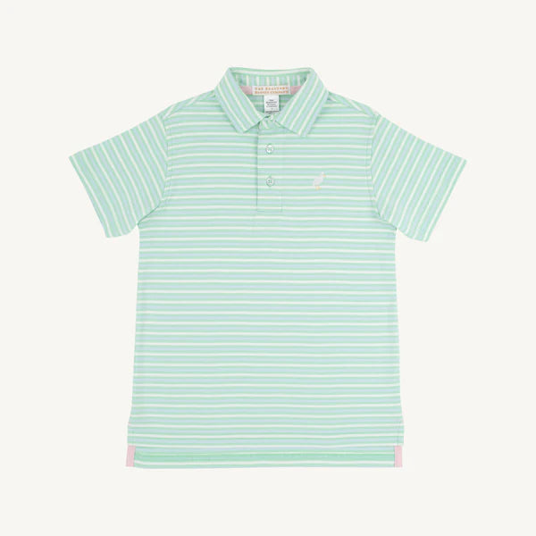 Summer County Stripe Prim & Proper SS Polo
