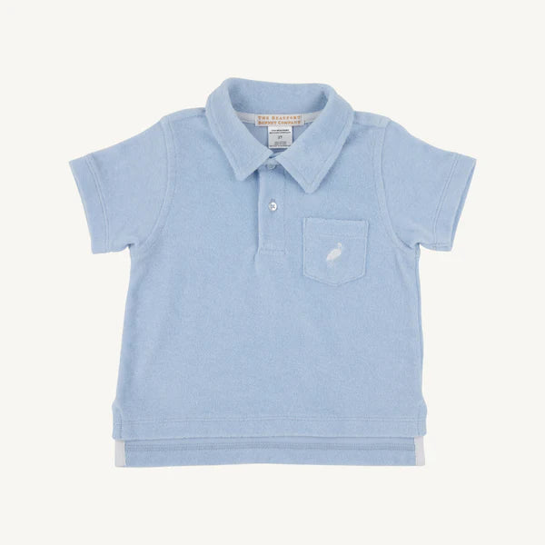Beale Street Blue Terrycloth Prim & Proper Polo