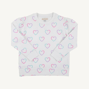 Have a Little Heart Cassidy Comfy Crewneck Puff Sleeve