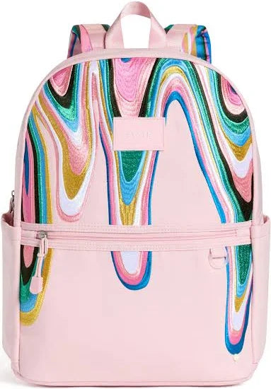 Paint Wave Kane Double Pocket Backpack
