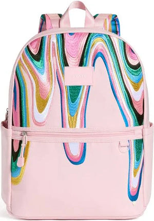 Paint Wave Kane Double Pocket Backpack