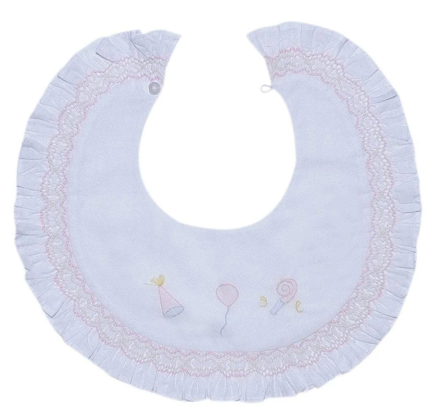 Smocked Celebration Bib