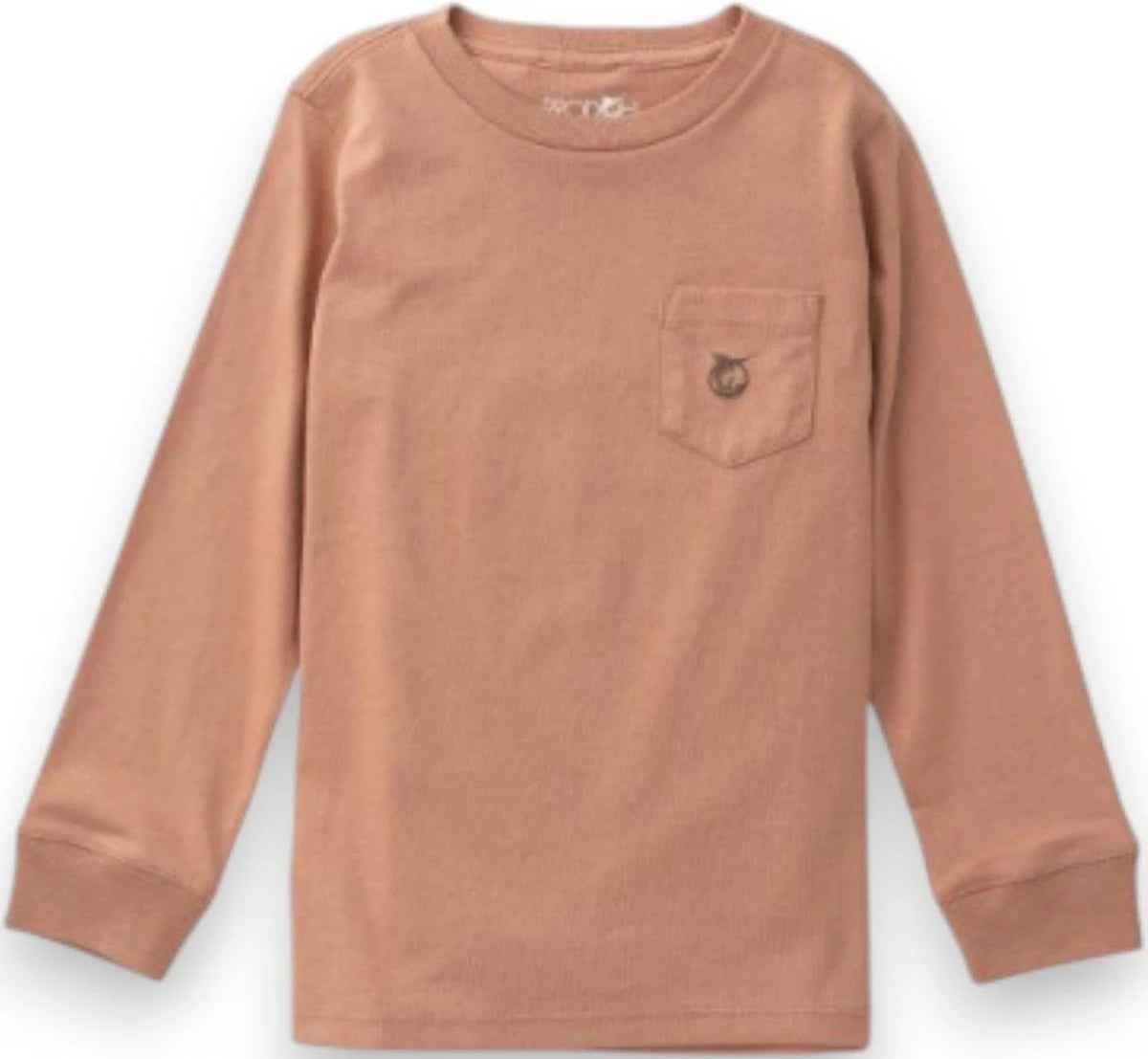 Mocha Mousse LS Pocket T-Shirt