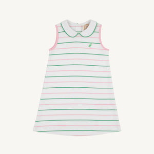 Tradd St Stripe Sleeveless Maude Peter Pan Dollar Dress