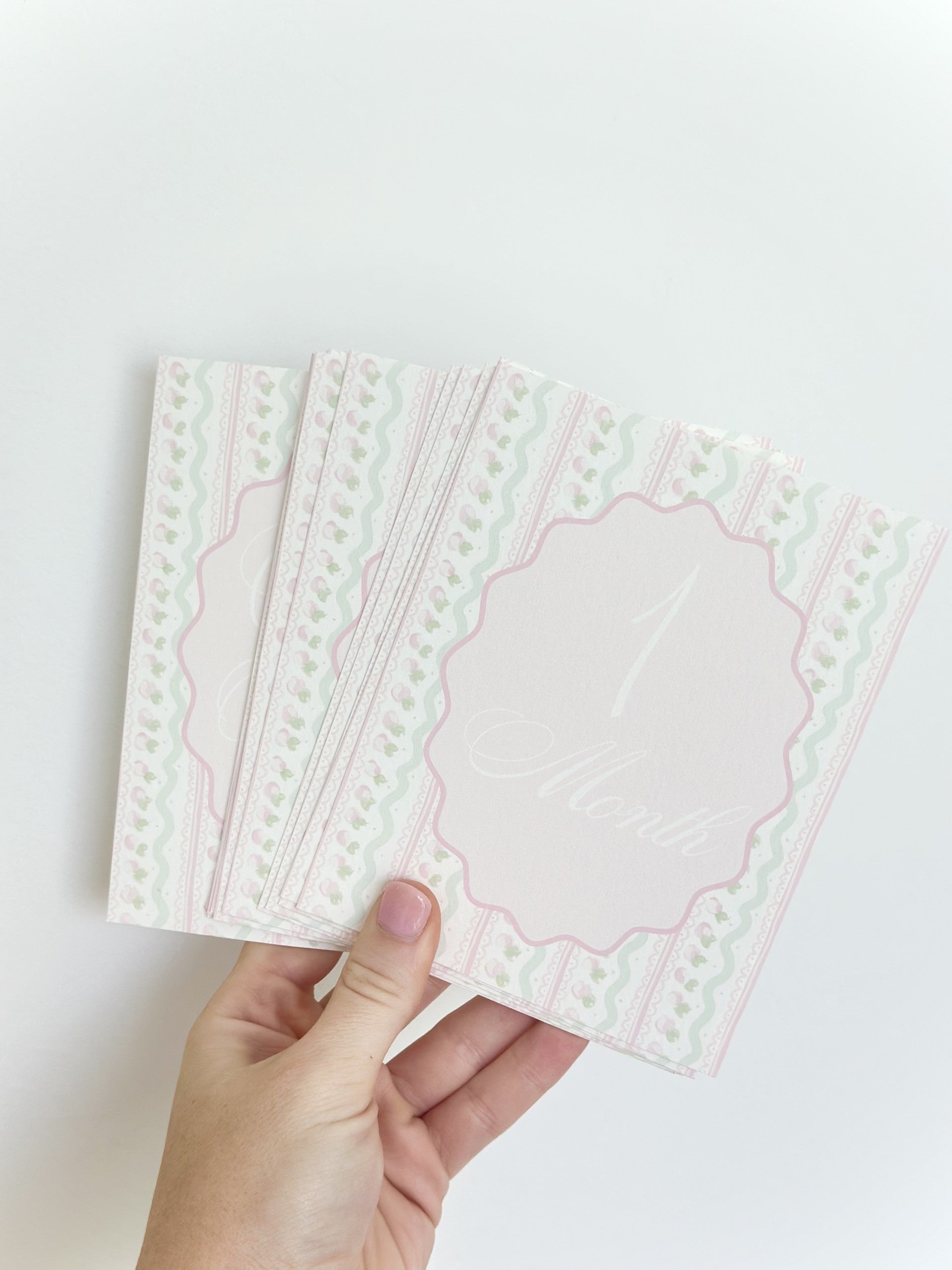 Girl Milestone Cards