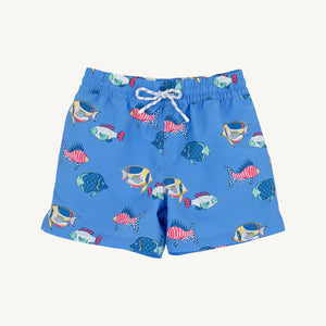 Here Fishy Fishy Tortola Swim Trunks