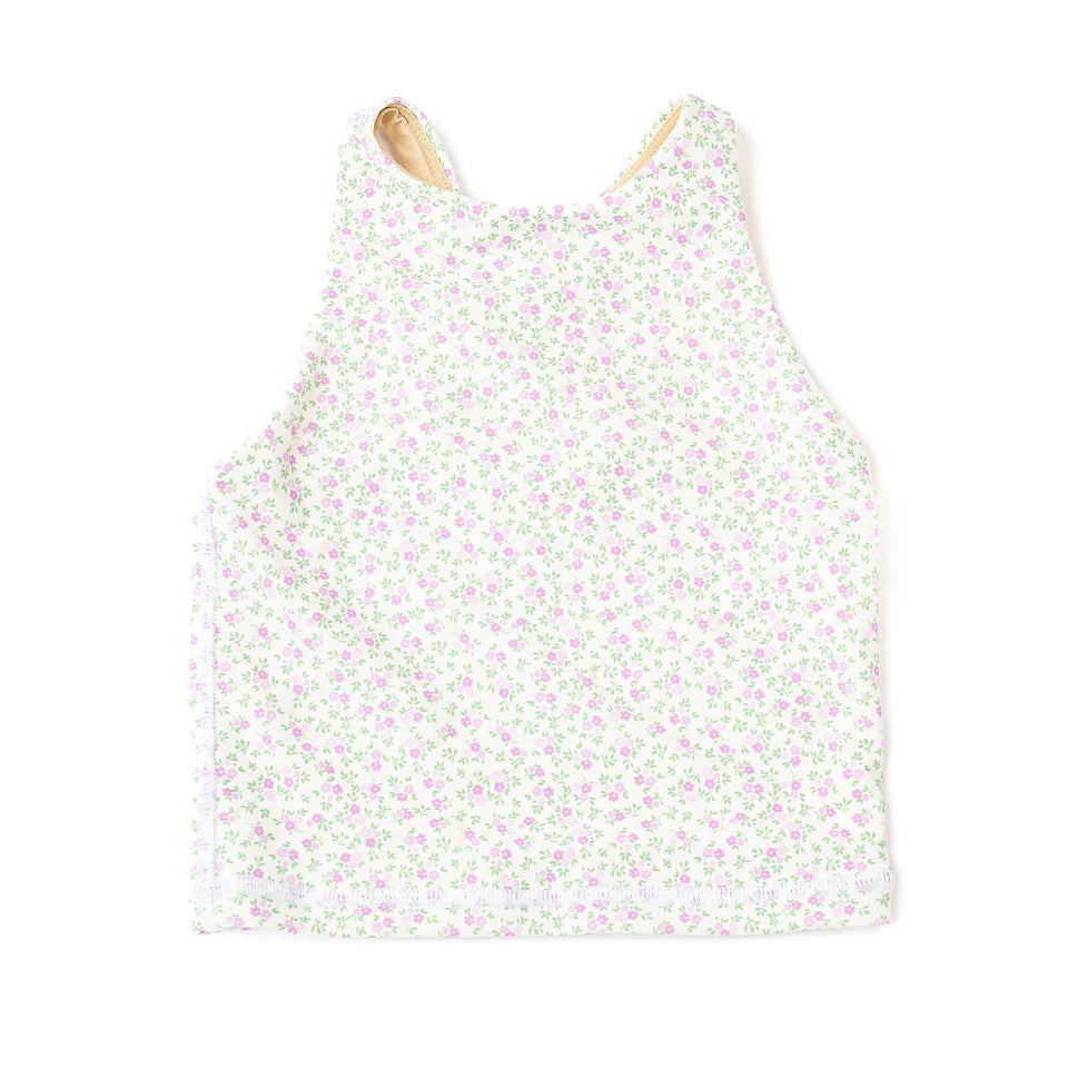 Cottage Floral Lilac Active Tank Top