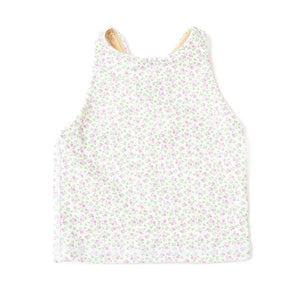 Cottage Floral Lilac Active Tank Top