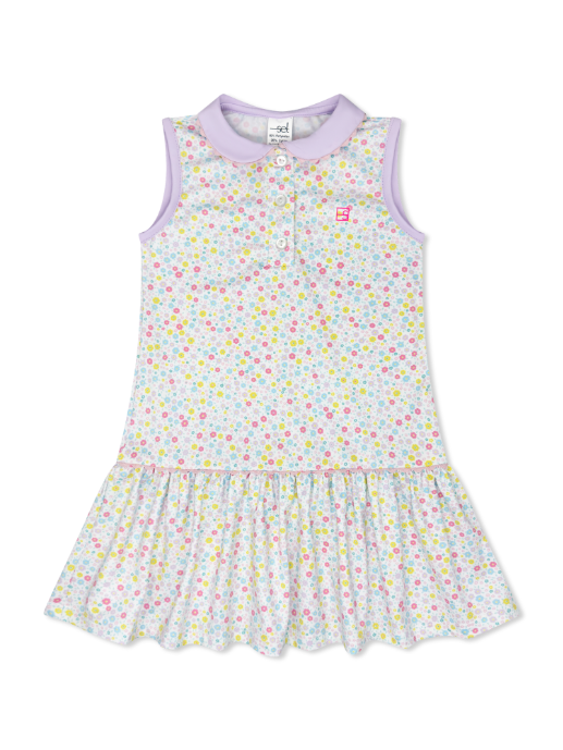 Sunny Day Floral, Petal Purple Darla Drop Waist Dress