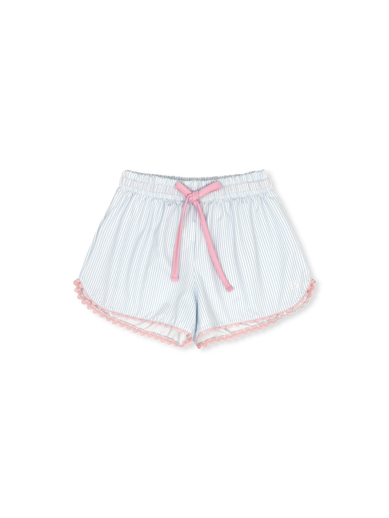 Candy Blue Ministripe, Cotton Candy Pink Emily Short