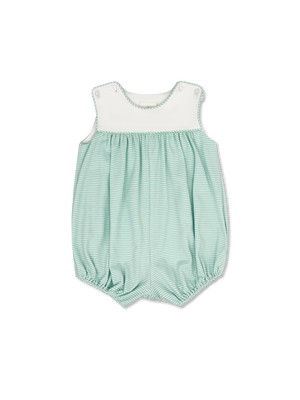 Memphis Mint Mini Stripe Knit Charming Bubble