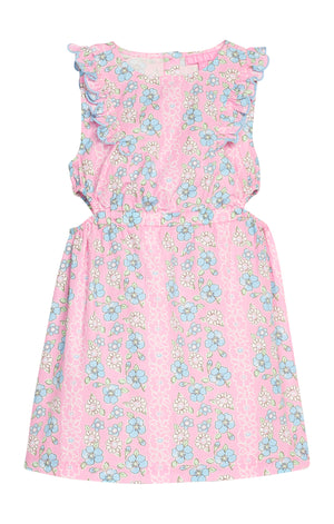 Spring Marguerite Floral Cutout Dress