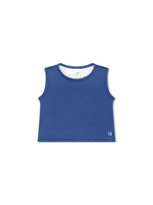 Baton Rouge Blue Maggie Mid-Rise Tank