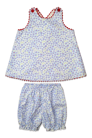 Red White & Bloom Floral Lucy Sun Set