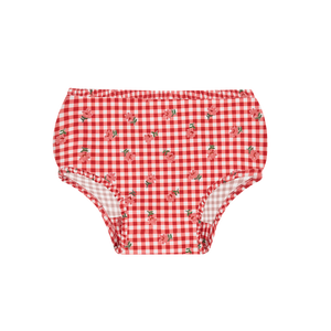 Baby Floral Gingham Diaper Cover