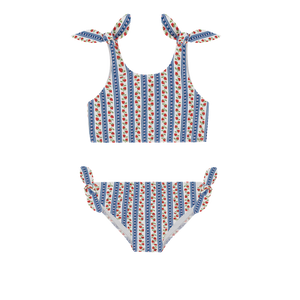 Girls Strawberry Fields Tie Knot Bikini