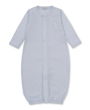 Light Blue Giraffe Laughs Conv Gown