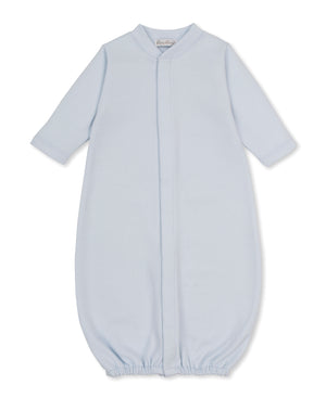 Light Blue Jacquard Baby Blessings Converter Gown