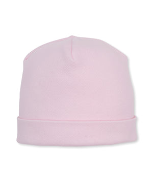 Pink Jacquard Baby Blessings Hat