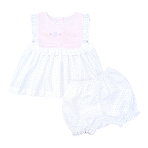 Pastel Bitty Dot w/ ABC Jill Bloomer Set