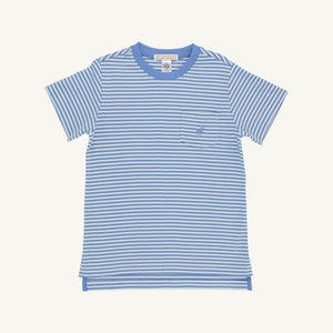 Sunrise Blvd Blue Stripes SS Carter Crewneck
