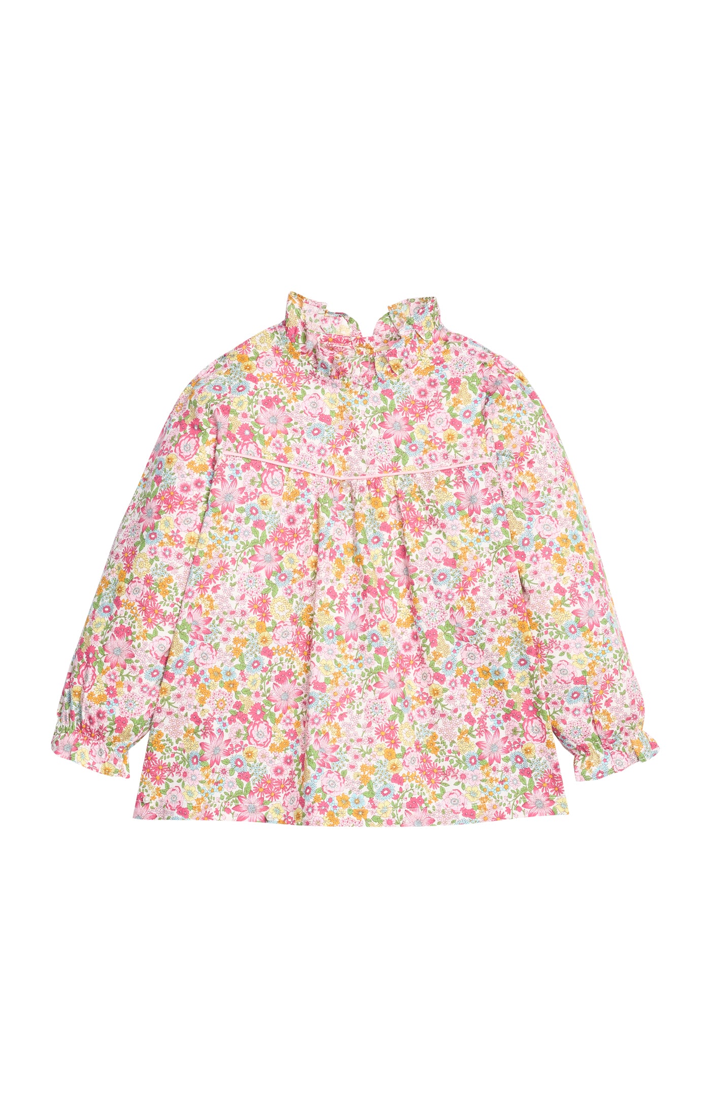 Marblehead Meadow Floral McCall Top