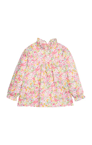 Marblehead Meadow Floral McCall Top