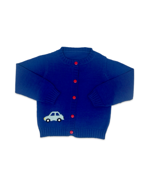 River Royal Car Burrow Button Down Sweater