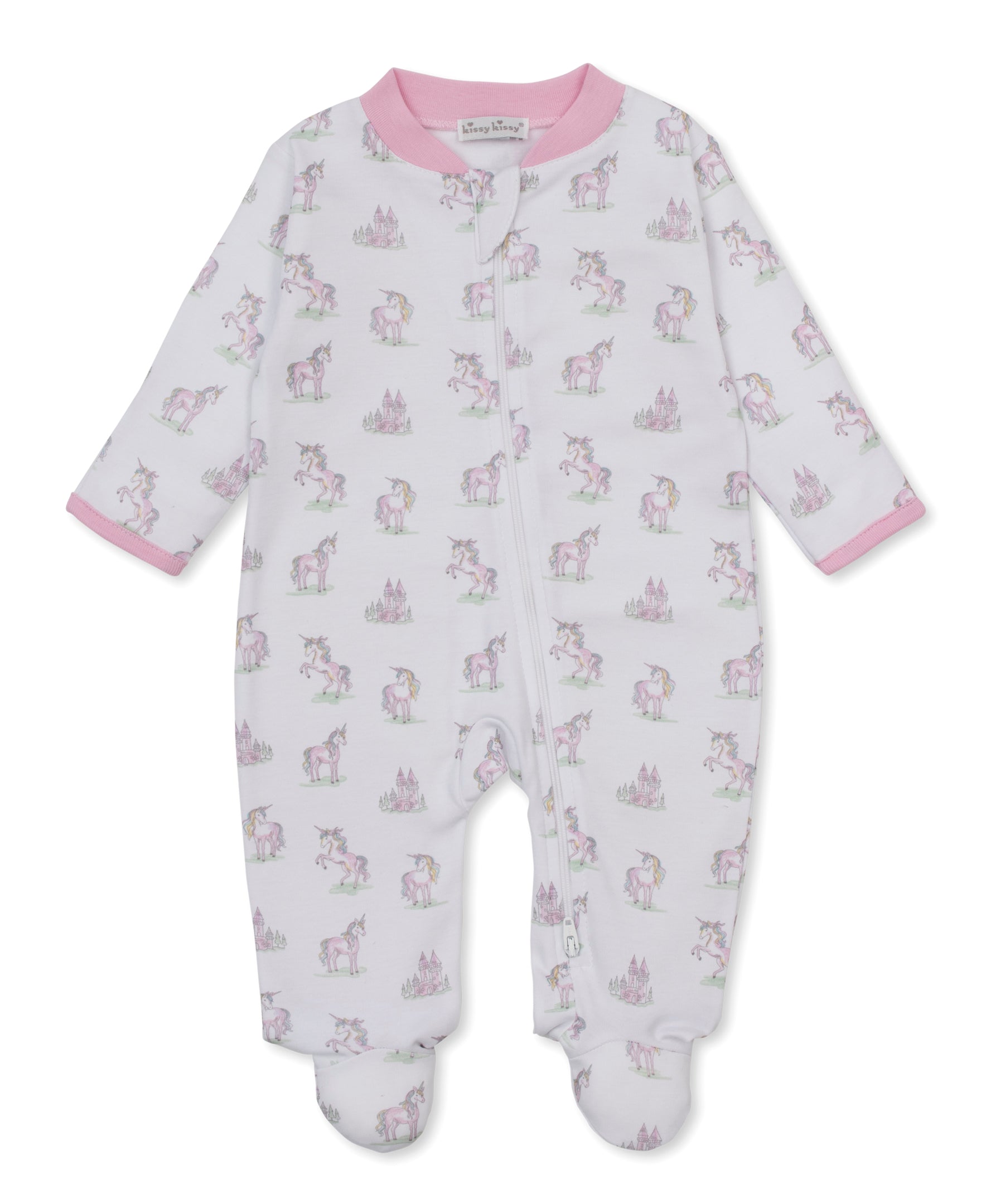 Magical Unicorns Footie w/ Zip