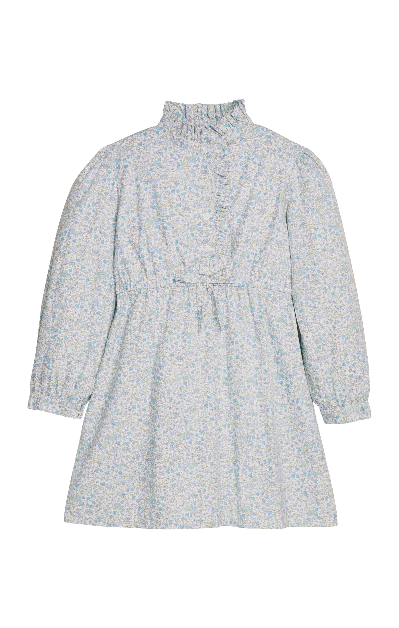 Waterbury Floral Ruffled Shirt Dress