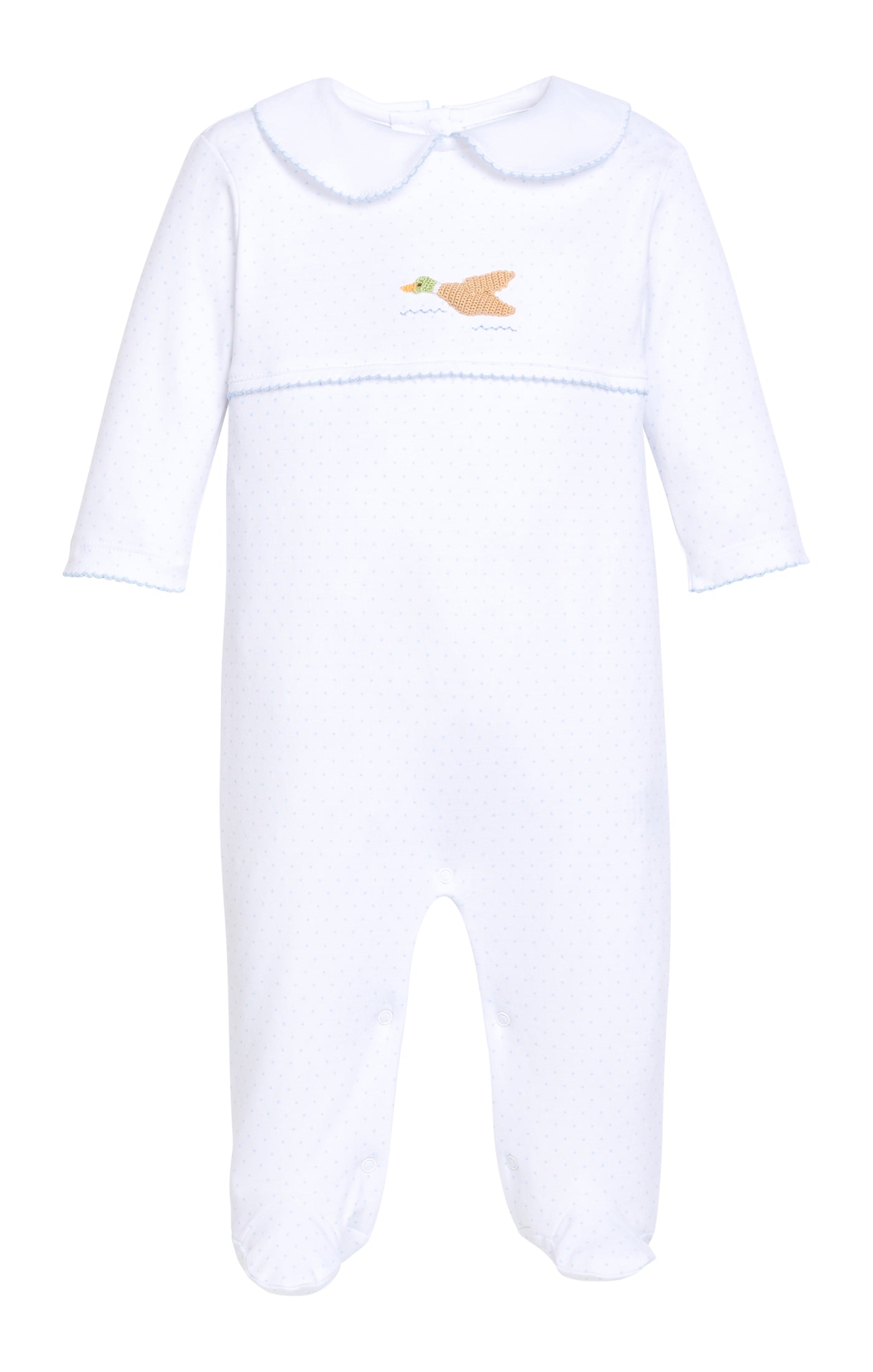 Flying Mallard Crochet Footie