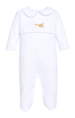 Flying Mallard Crochet Footie