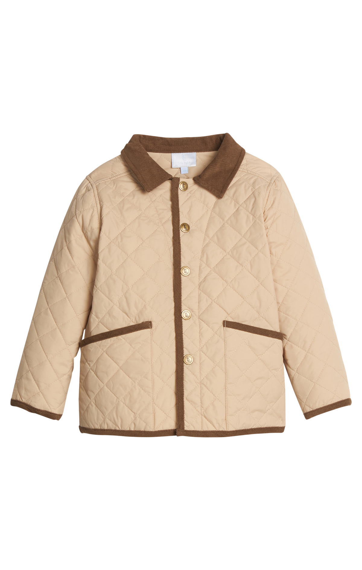 Khaki Classic Quilted Jacket